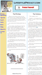 Mobile Screenshot of lifestyleprivacy.com
